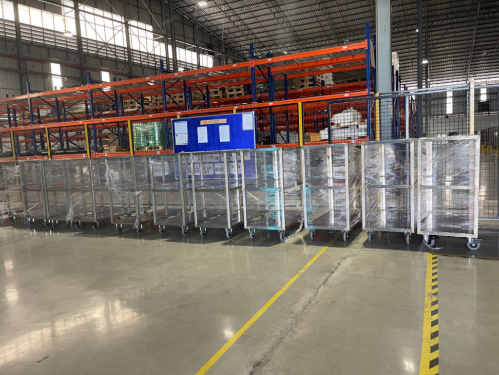  รับผลิตชิ้นงานงามสั่ง Steel (Rack ,Dolly) SUS (Tray ,Trolley) Non Steel
